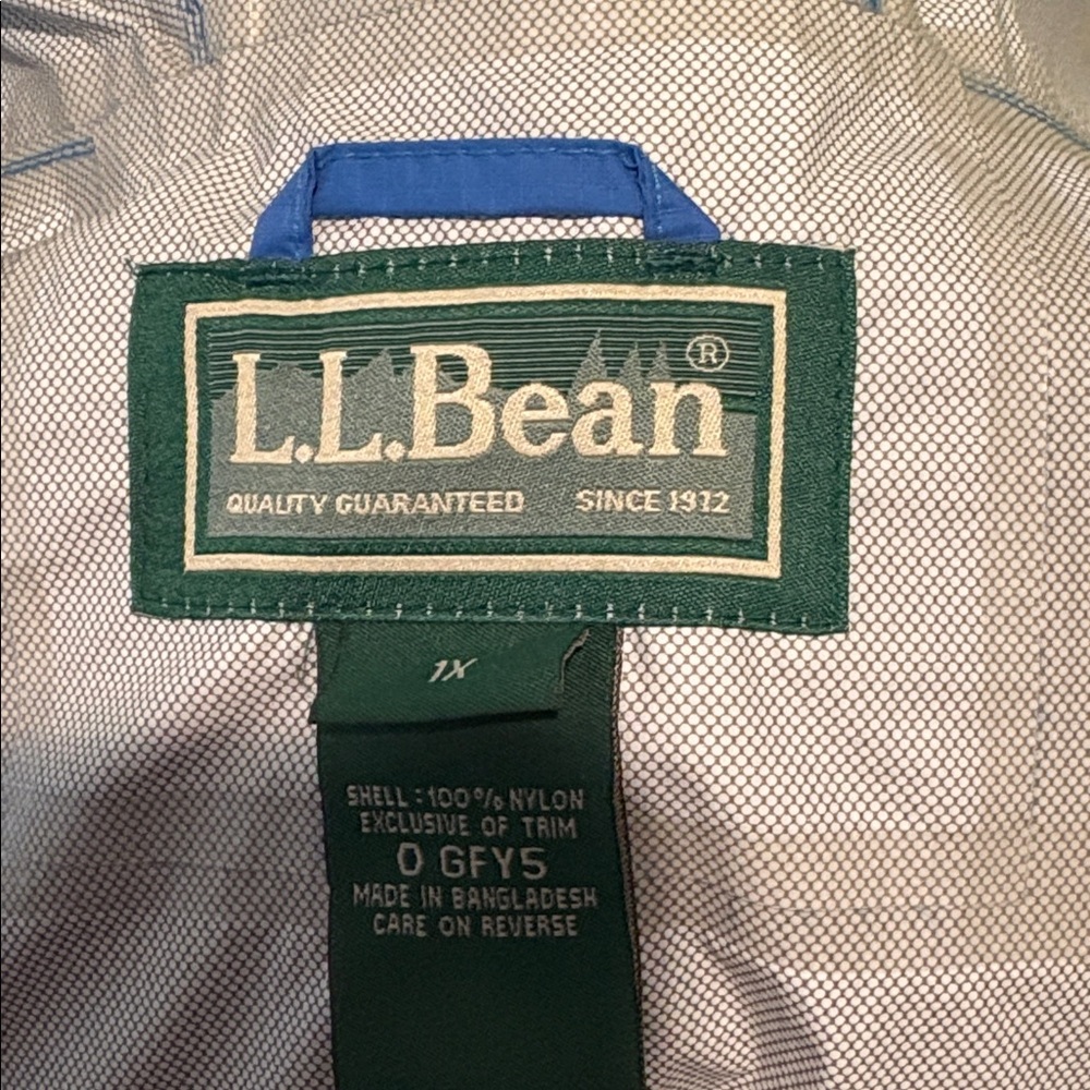 L.L.Bean Rain Jacket - Picture 8 of 12